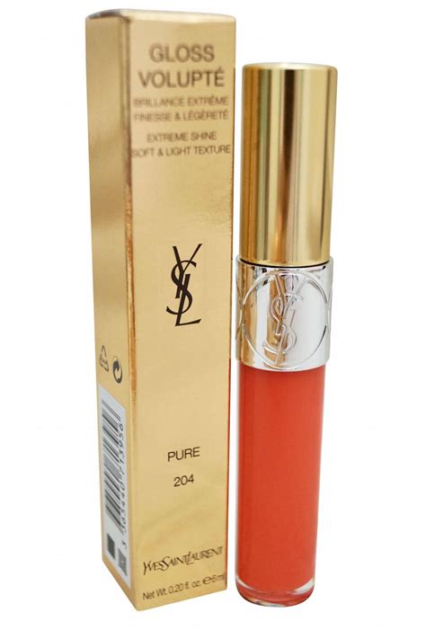 YSL Gloss Volupte Extreme Shine Gloss 204 Corail Trapeze 0.20 